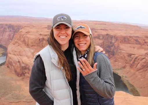 Anissa Urtez y Amanda Chidester