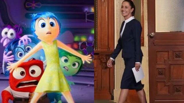 Película Intensamente 2. Claudia Sheinbaum