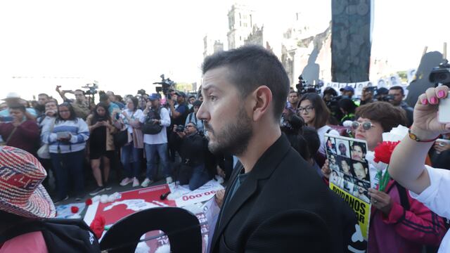 Diego Luna exigiendo búsqueda de desparecidos