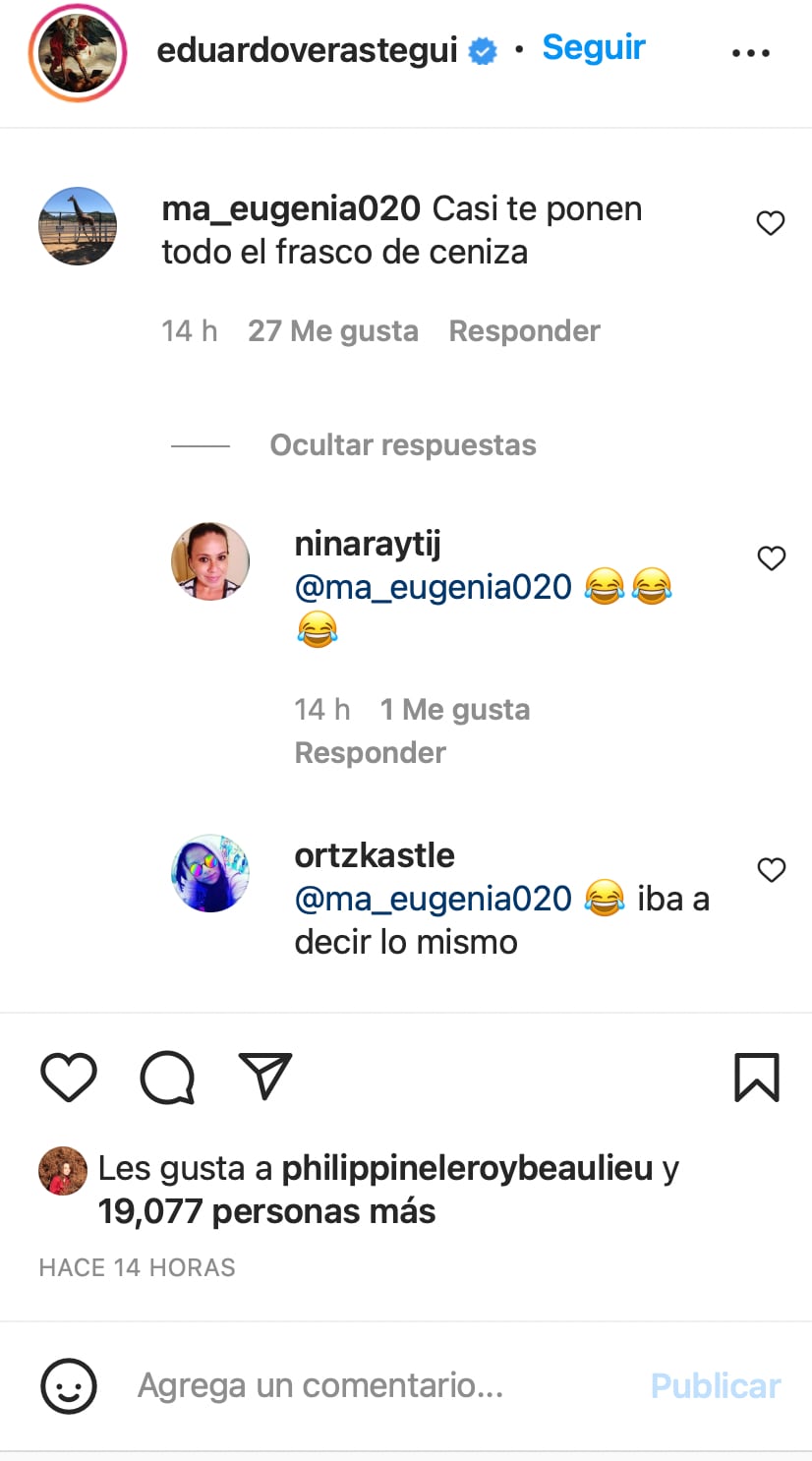 Se burlan de Eduardo Verástegui por su crucezota de ceniza en la frente