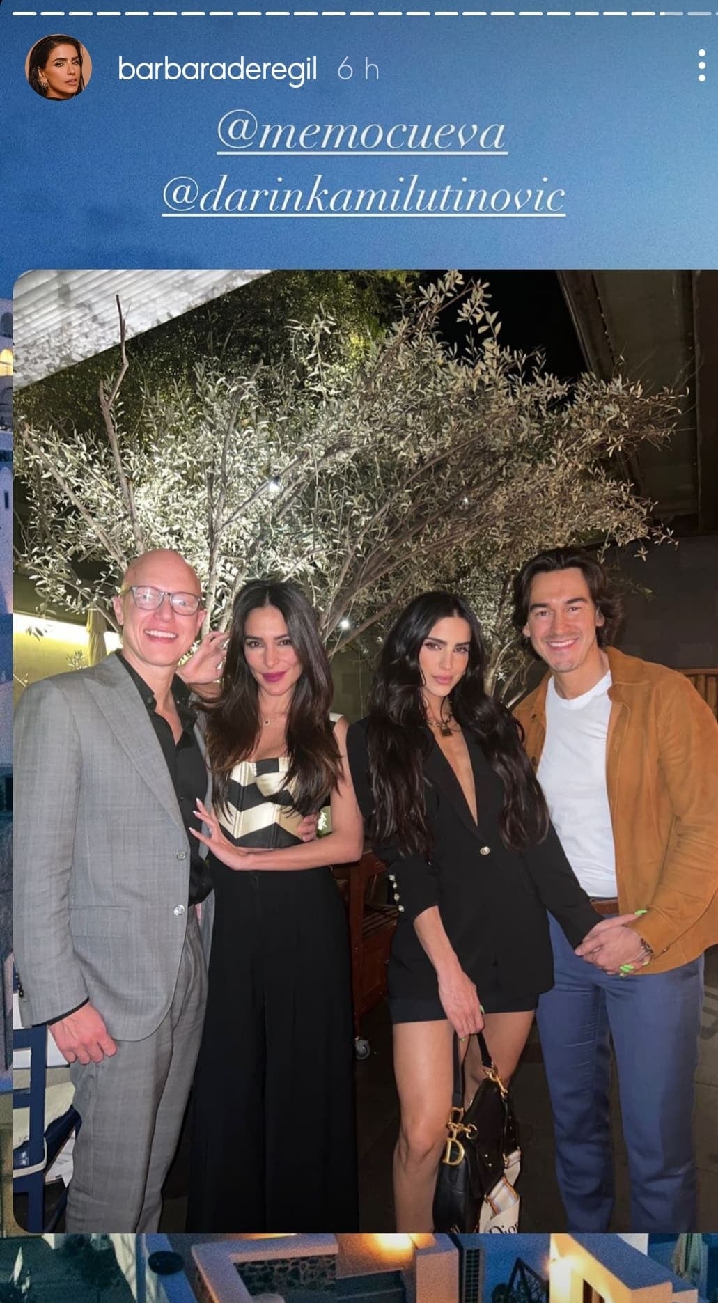 Bárbara de Regil come con productor de Rosario Tijeras.