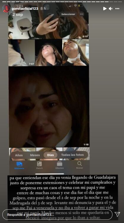 Gomita revela haber sufrido violencia por parte de su padre