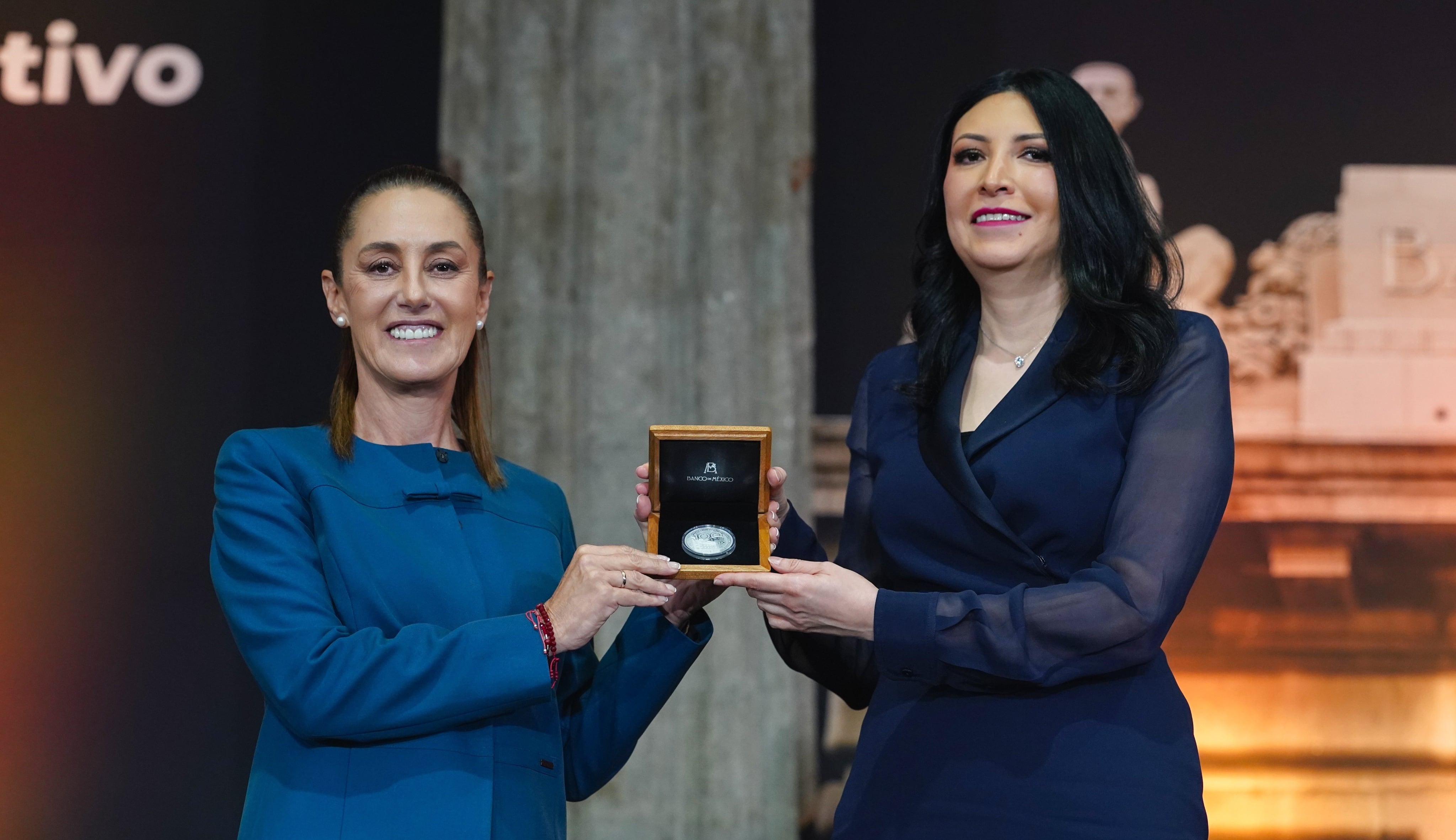 Claudia Sheinbaum celebra 100 Aniversario de la fundación del Banco de México