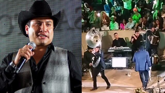 Julión Álvarez es agredido en palenque