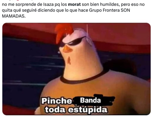 Memes funan a Grupo Frontera por no dar créditos a Morat al ganar en los Latin American Awards