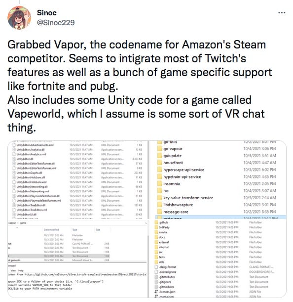 Vapour de Twitch