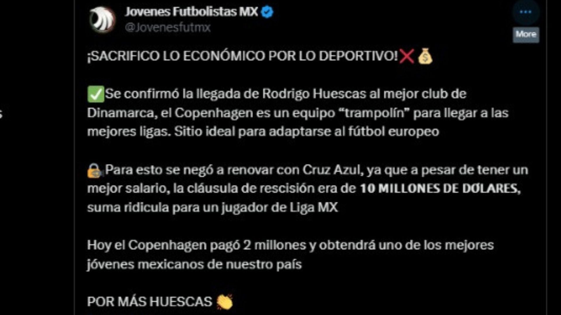 Contrato de Rodrigo Huescas.