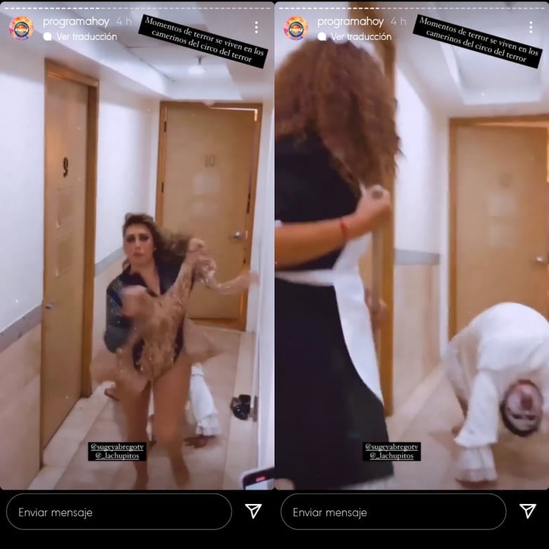 La Chupitos es espantada por poseído.