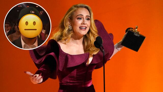 ¿Bad Bunny creyó que le ganaría a Adele? Así reaccionó en los Premios Grammy 2023.
