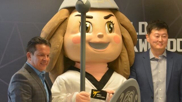Mine, mascota para el Mundial de Taekwondo Guadalajara 2022.