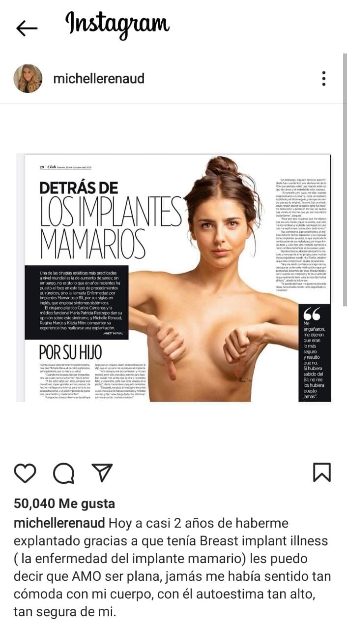 Publicación de Instagram