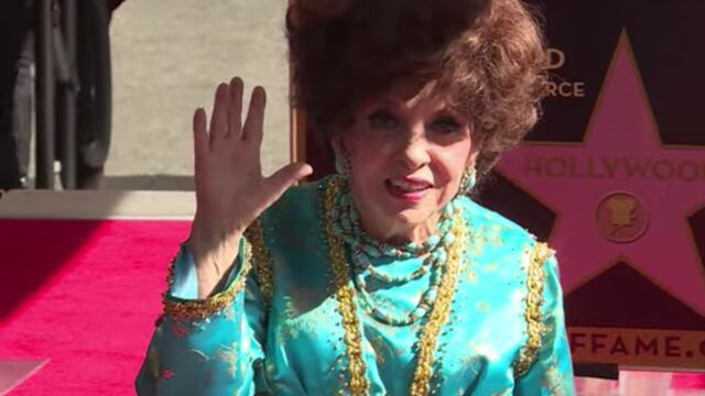 Gina Lollobrigida, actriz italiana