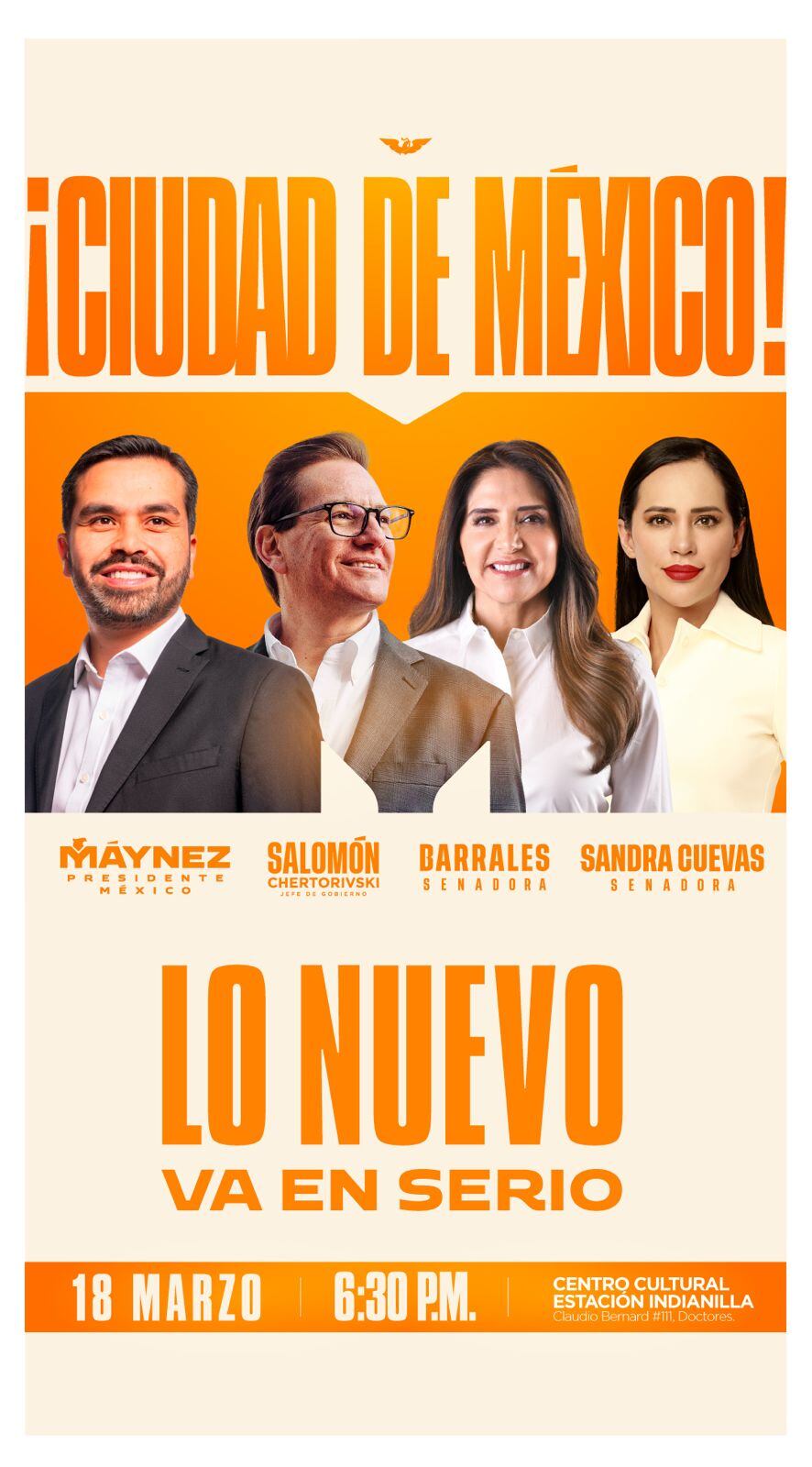Evento de Movimiento Ciudadano con Jorge Álvarez Máynez