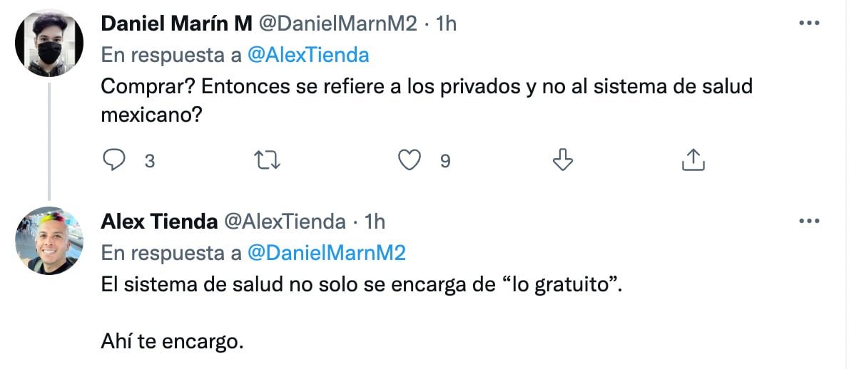 Alex Tienda contesta críticas por quejarse del desabasto