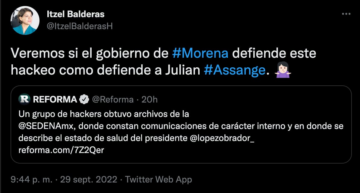 Porfirio Muñoz Ledo: AMLO debería elogiar a Carlos Loret de Mola por hackeos a la Sedena de Guacamaya Hackers