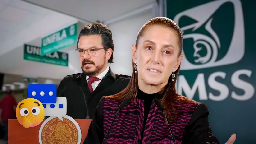 Sheinbaum descarta salida de Zoé Robledo del IMSS en medio de protestas