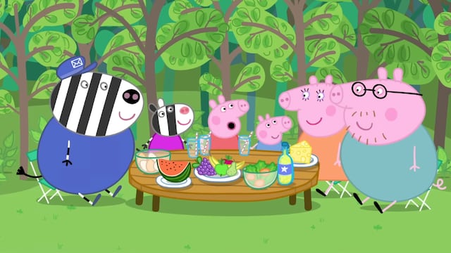 Peppa Pig por el Día Internacional del Picnic