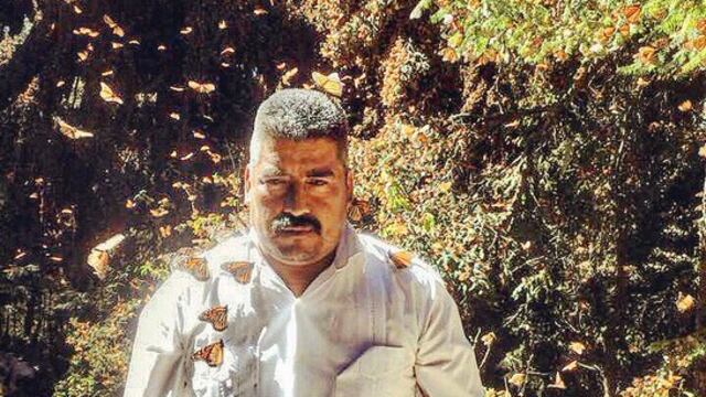 Homero Gómez, activista en defensa de la mariposa monarca.