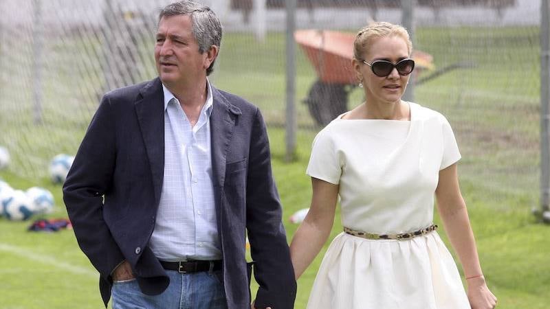 Angélica Fuentes y Jorge Vergara.