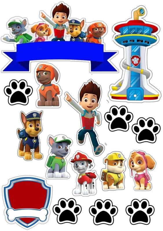 Stickers de Paw Patrol