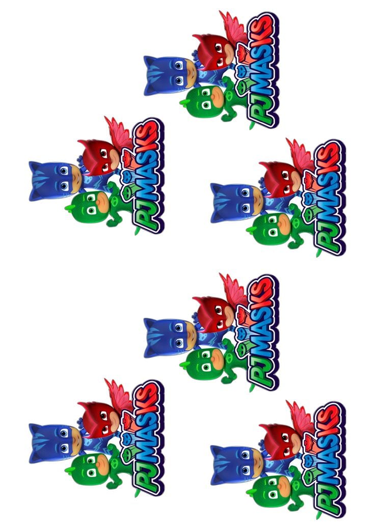 Plantillas para imprimir para stickers de PJ Masks