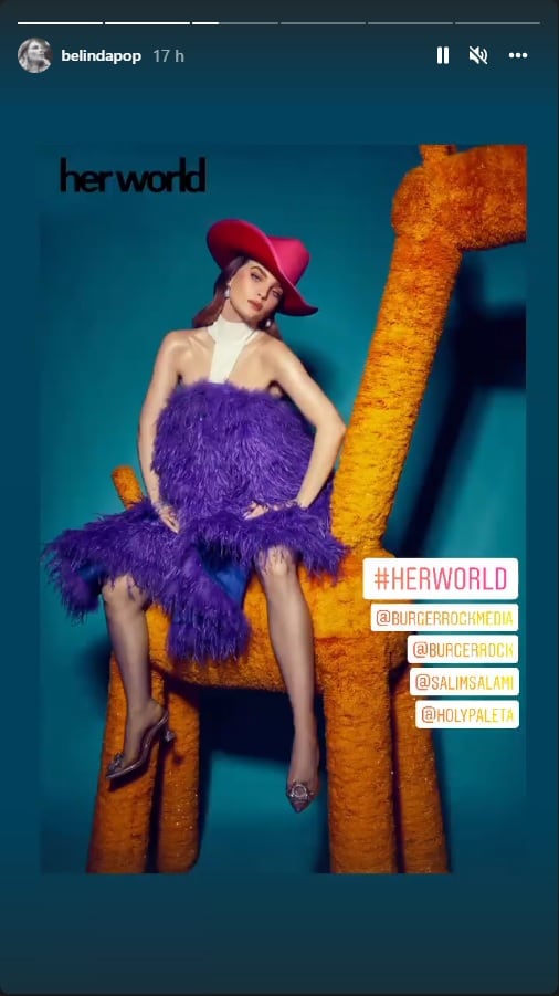 Belinda presume su vida fashionista