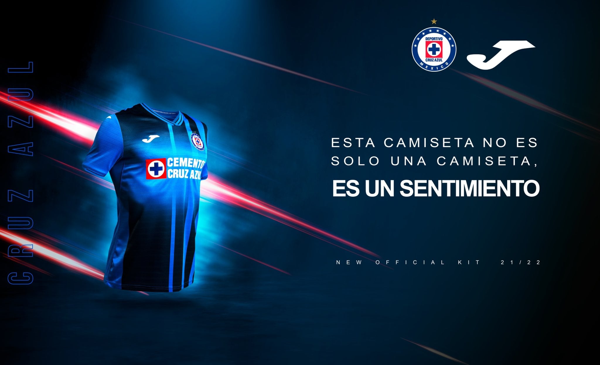 La nueva playera del Cruz Azul