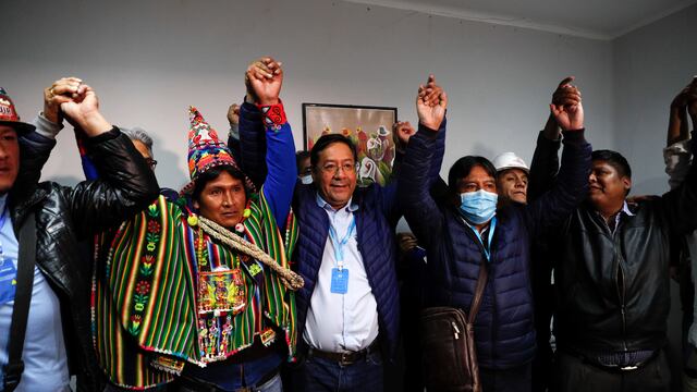 Luis Arce. Vencedor en las elecciones.