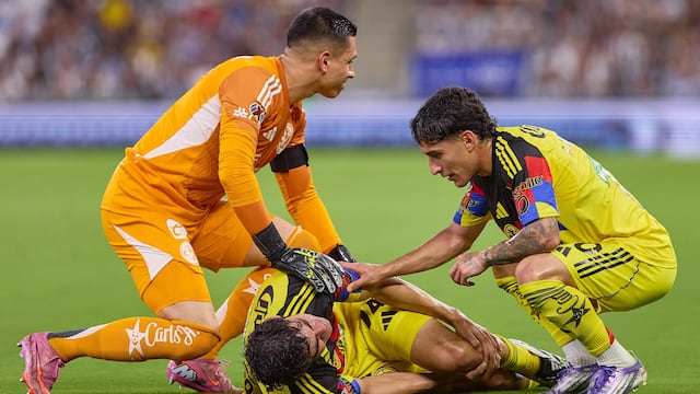 ¿Qué le pasó a Dagoberto Espinoza? El defensa del América sufrió terrible lesión ante Rayados