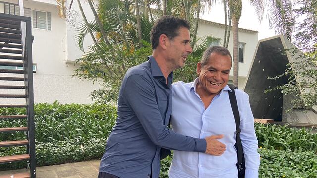 Fernando Hierro y Demetrio Madero