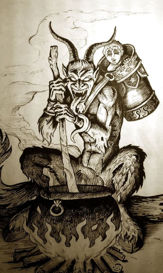 El diablo, ilustración