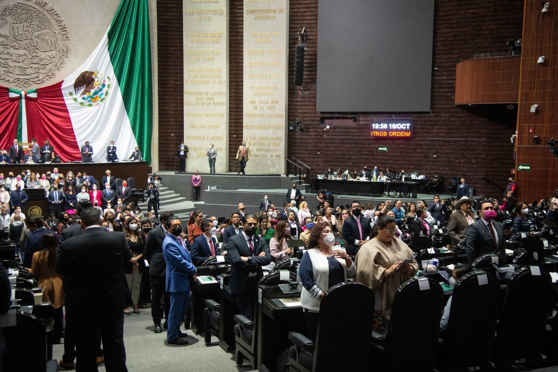 Sesión en la Cámara de Diputados