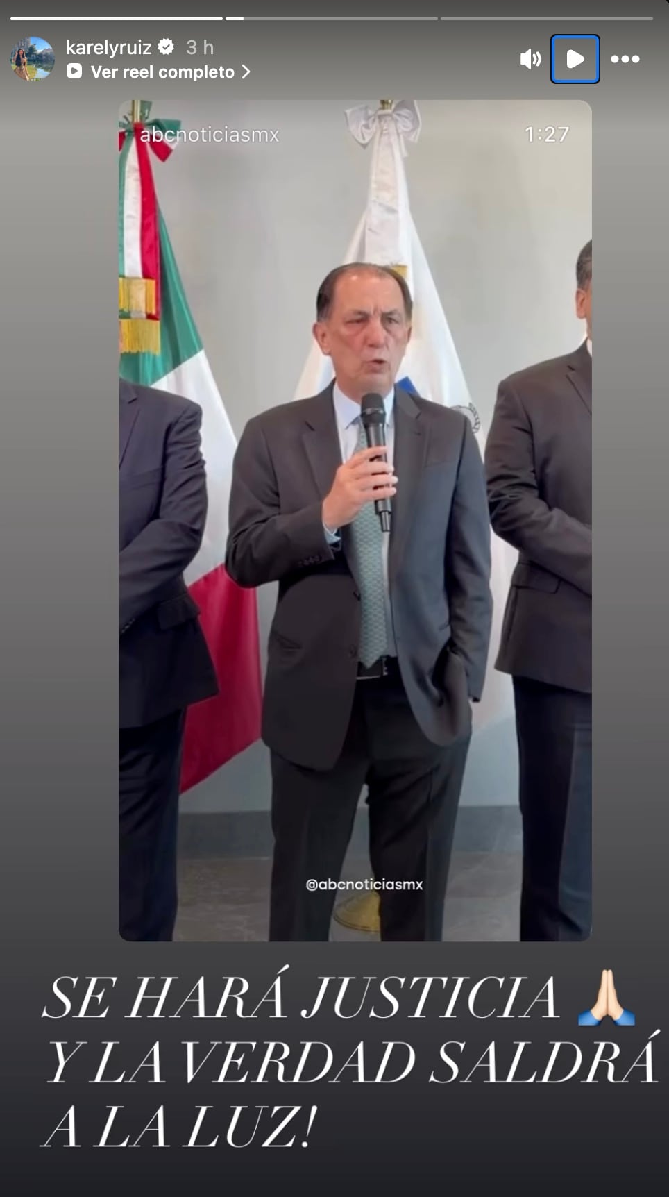 Karely Ruiz confía en la Fiscalía de Nuevo León