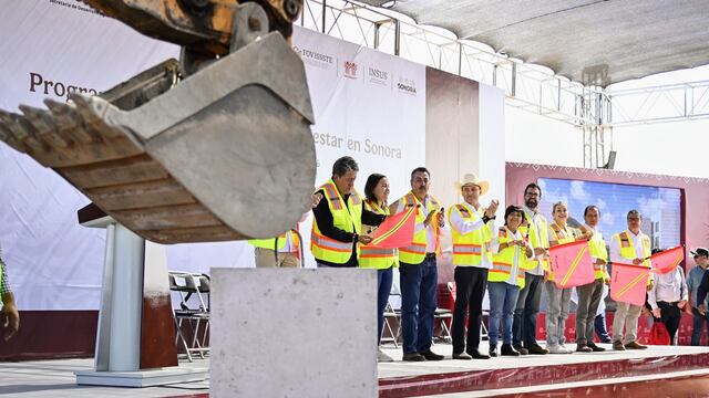 Alfonso Durazo da inicio al Programa Nacional de Vivienda en Cajeme, Sonora.
