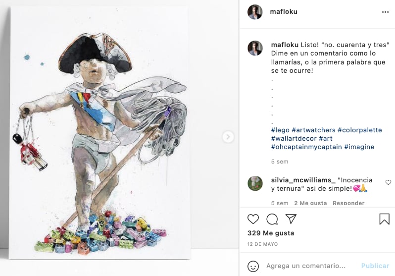 mafloku: Listo! “no. cuarenta y tres” Dime en un comentario como lo llamarías, o la primera palabra que se te ocurre!