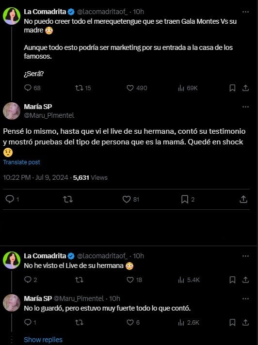 Gala Montes y su hermana Beba