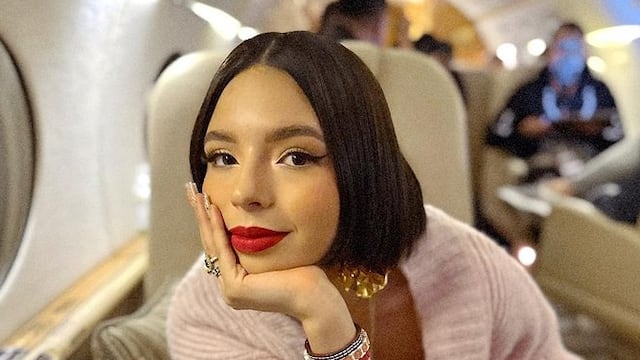 Ángela Aguilar, cantante.