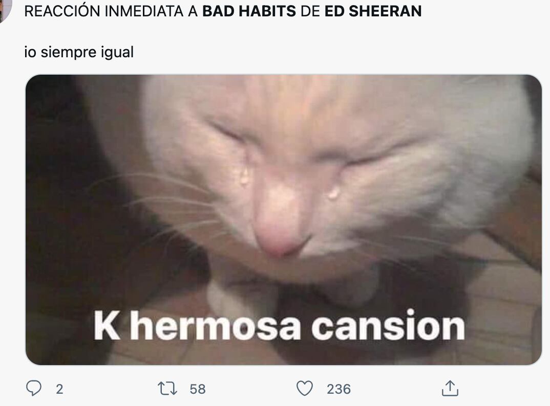 Ed Sheeran en 'Bad Habits¡