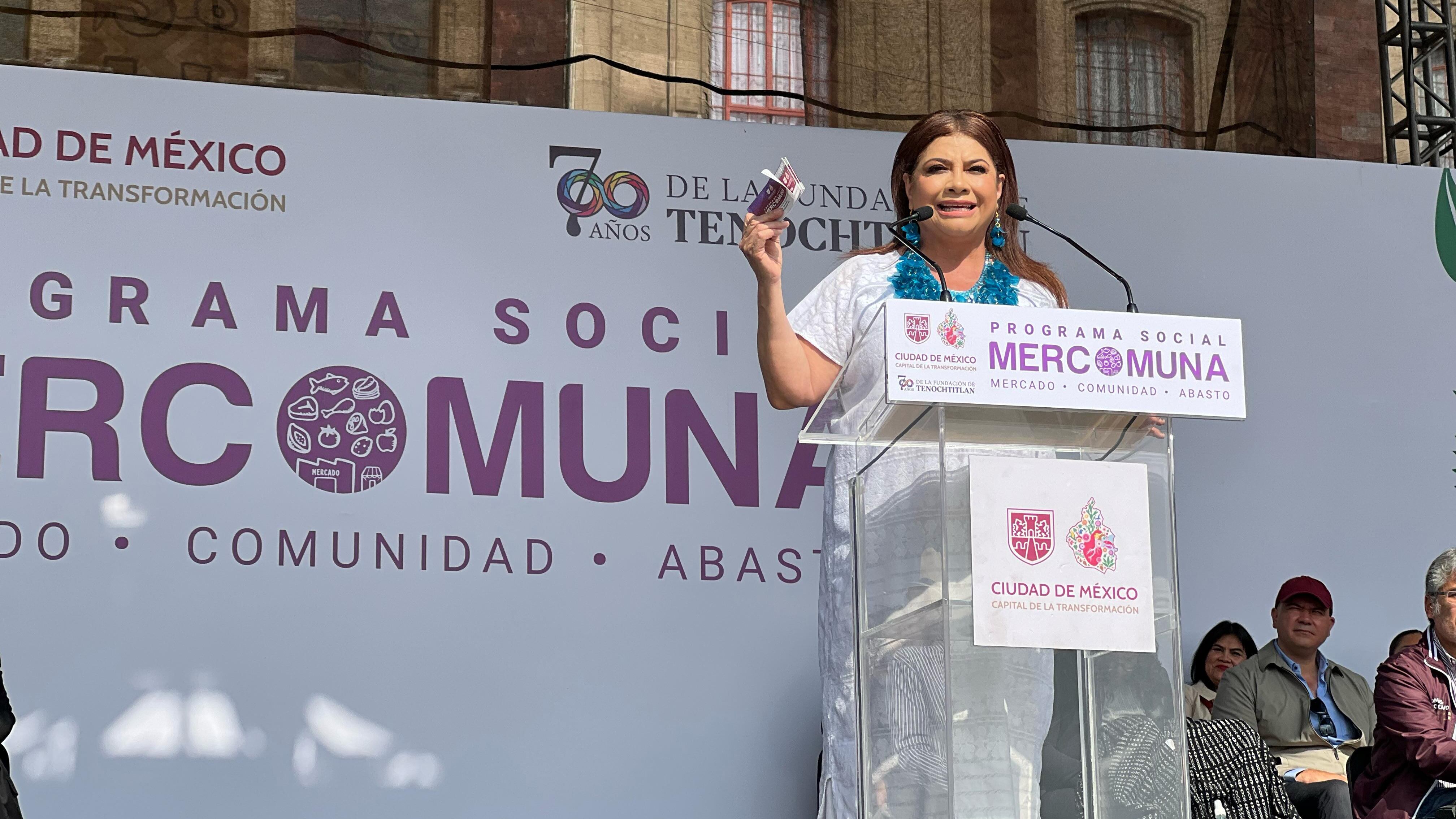 Clara Brugada impulsa el programa Mercomuna, beneficiando a más de 25 mil comercios en CDMX