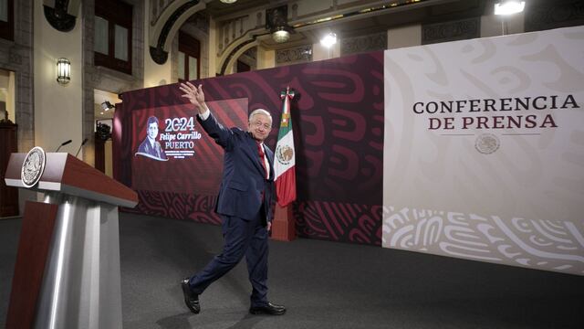 Andrés Manuel López Obrador, presidente de México, se despidió del equipo de Comunicación Social de la Presidencia