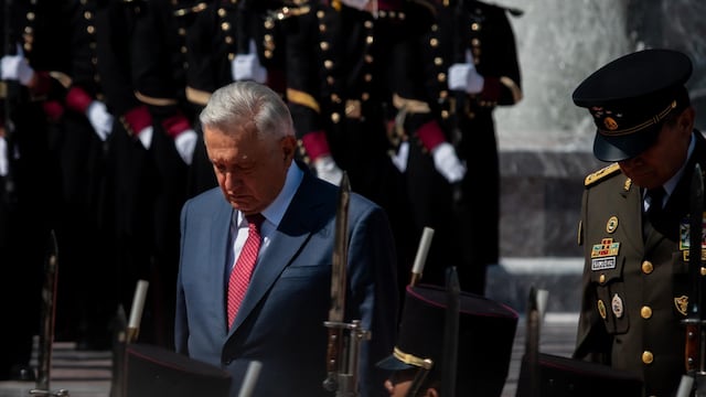 Andrés Manuel López Obrador, presidente de México, encabezó la ceremonia con motivo del 176 aniversario de la Gesta Heroica de los Niños Héroes