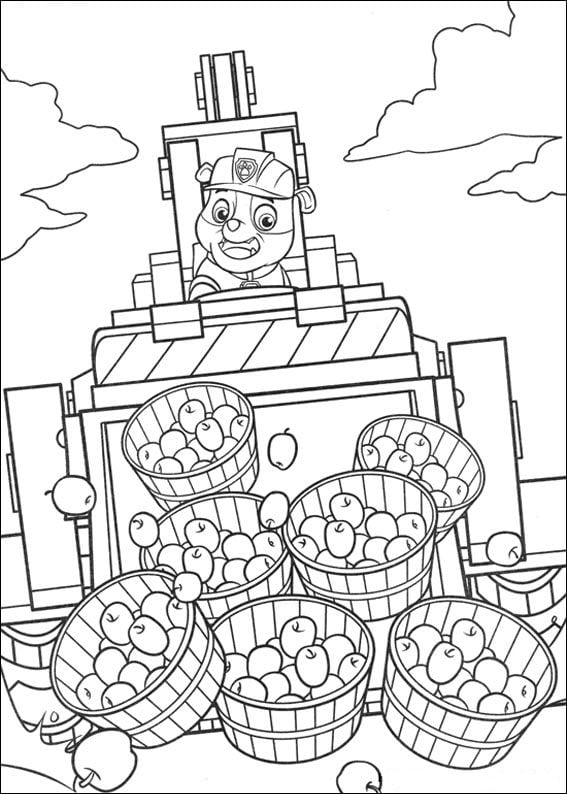 Dibujos de Pascua de Rubble de Paw Patrol