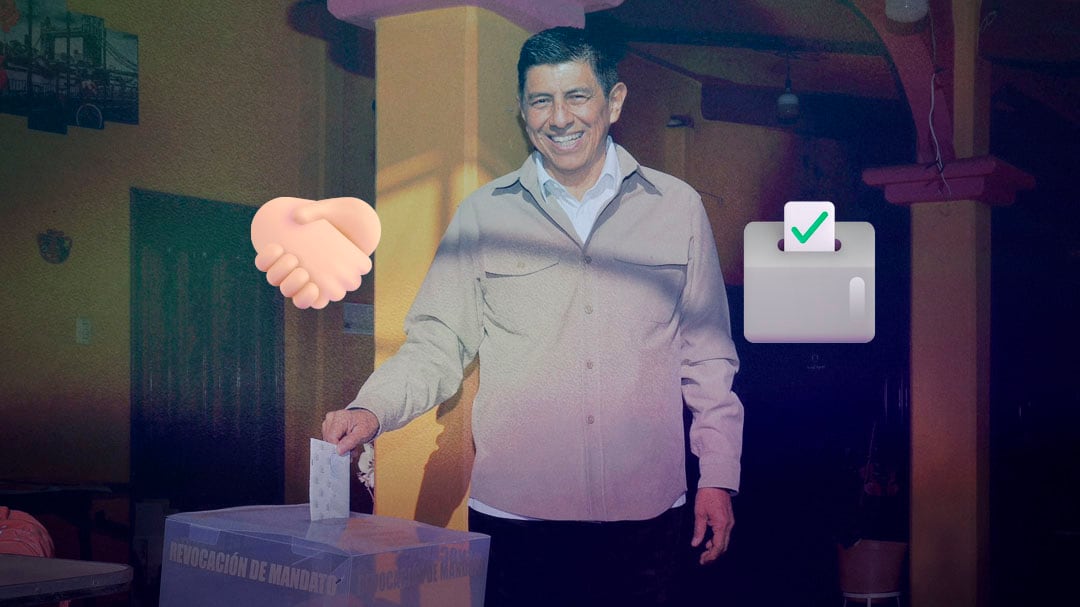 Salomón Jara convoca a la revocación de mandato; prevé más de 500 mil votos