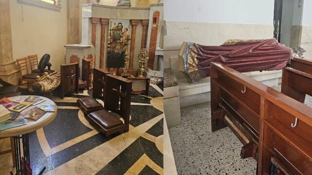 Vandalizan iglesia de padre Cuco