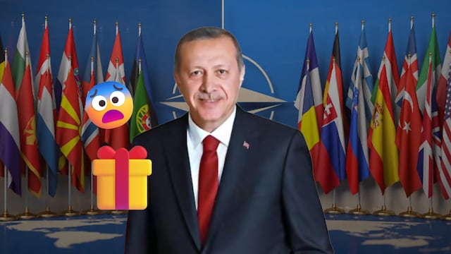El regalo de Turquía a líderes de la OTAN genera polémica por incluir un revólver
