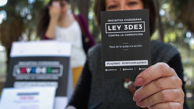 Iniciativa ciudadana Ley 3de3
