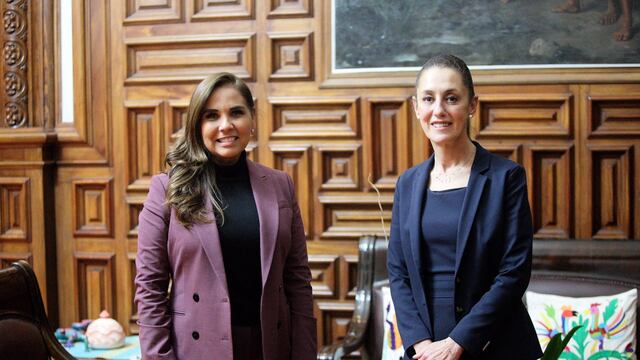Mara Lezama y Claudia Sheinbaum