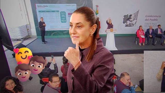 Niños interrumpen la mañanera de Sheinbaum al grito de ¡presidenta!