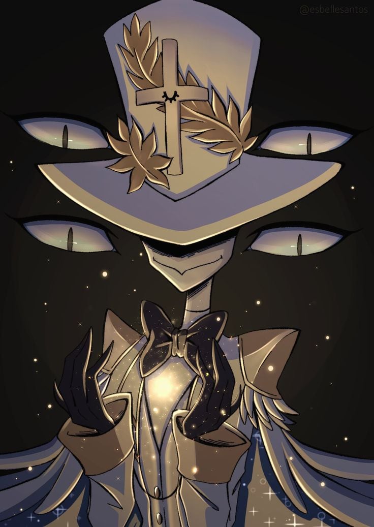 Fanart de Dios en Hazbin Hotel