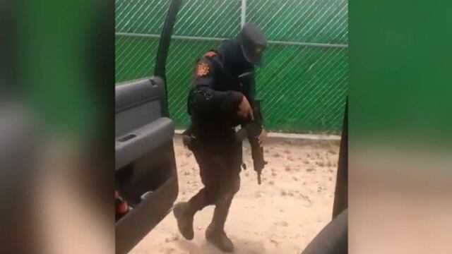 Elemento de la Fuerza Civil de Nuevo León.